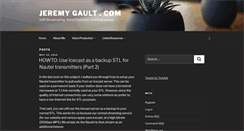Desktop Screenshot of jeremygault.com